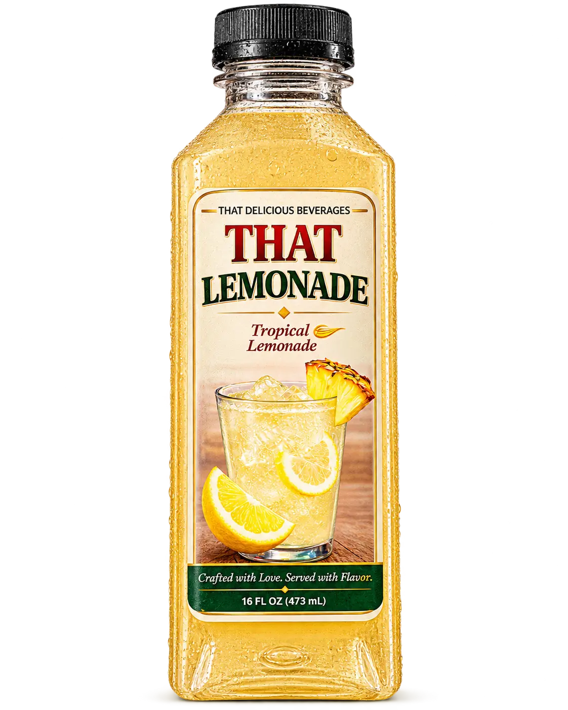 Authentic THAT Lemonade bottle