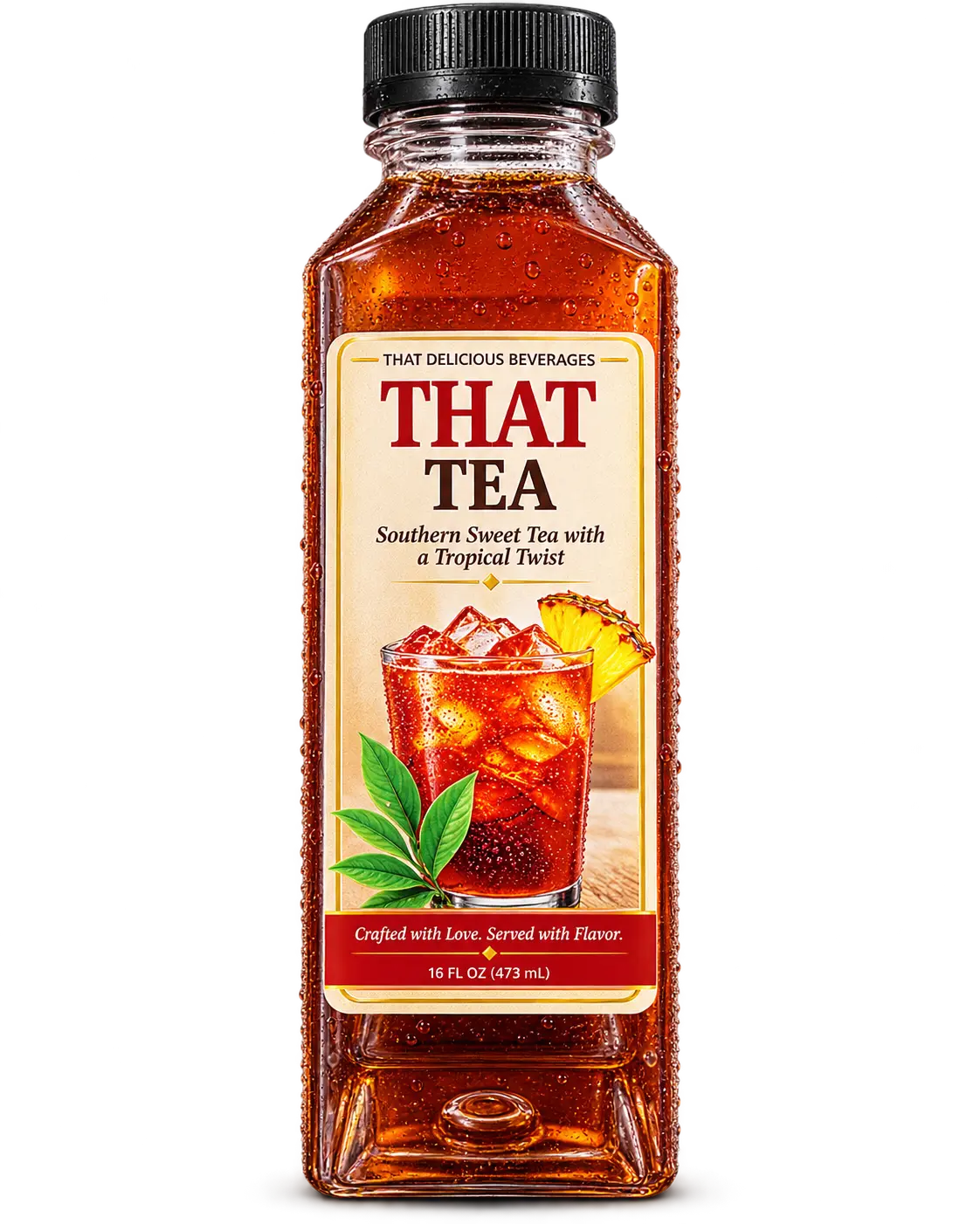 Authentic THAT Tea bottle